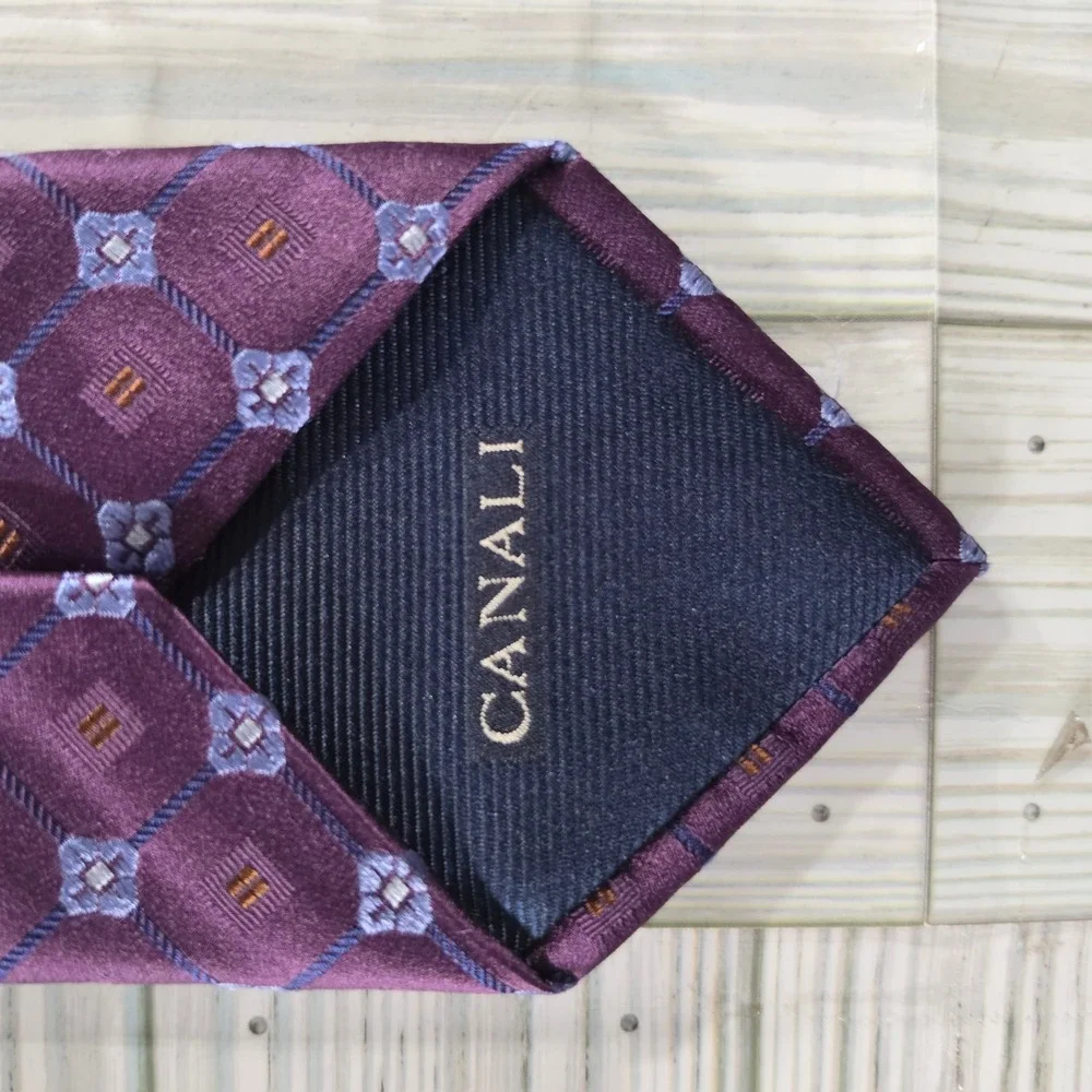 Canali silk necktie